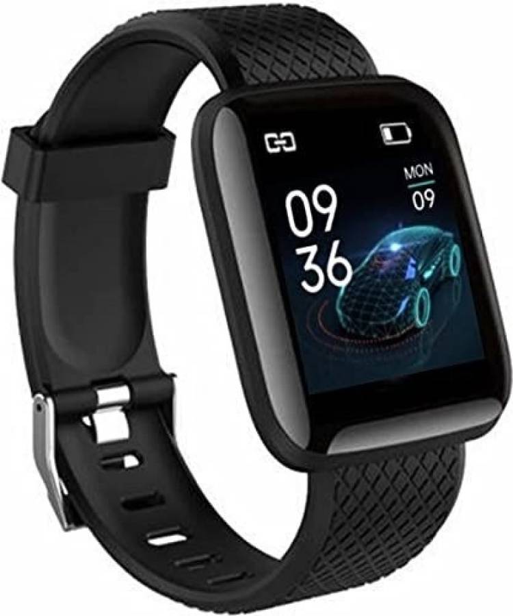 DARKFIT ID116 Plus Smart Screen Tracker Fitness Heart Rate BP For Men, Women & KIds Smartwatch Price in India