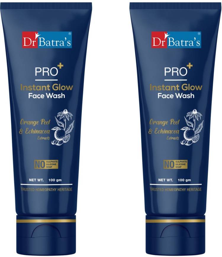 Dr Batra's PRO+Instant Glow -100 g (Pack of 2) Face Wash Price in India