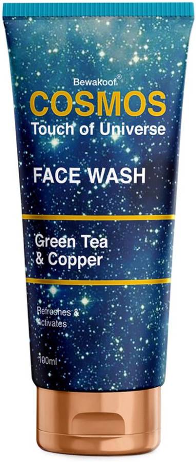 Bewakoof Cosmos Refreshing  Powered By Green Tea & Copper - Paraben & Sulphate Free Face Wash Price in India