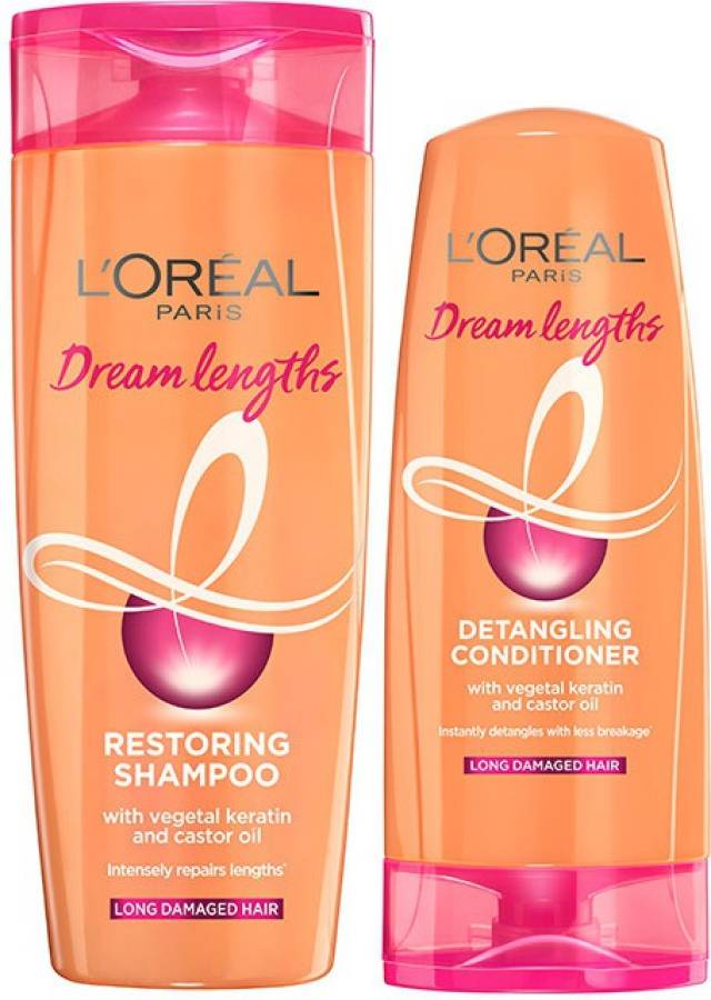 L'Oréal Paris Dream Legnths Shampoo 396ml with Conditioner 192.5ml Price in India