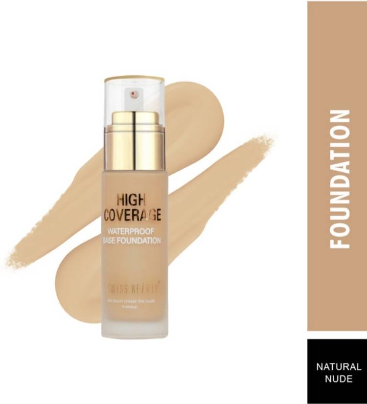 SWISS BEAUTY HIGH COVERAGE WATERPROOF BASE FOUNDATION (NATURAL NUDE) Foundation Price in India