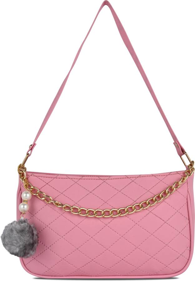 Pink Women Sling Bag - Medium Price in India