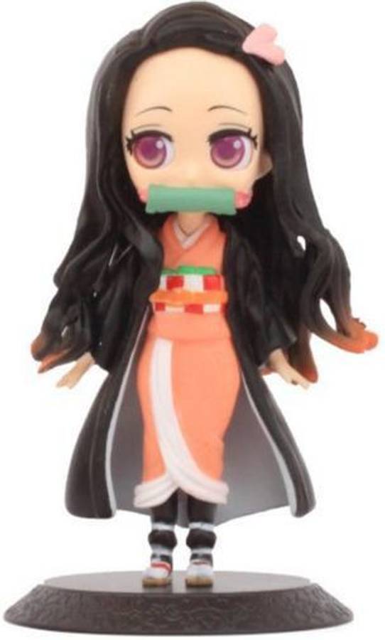 OFFO Demon Slayer Anime Nezuko Kamado - B Action Figure [15 cm] for home decors, office desk and study table