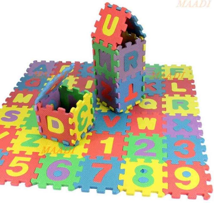 Maadi 36 Tiles Kids Puzzle Mats ABCD