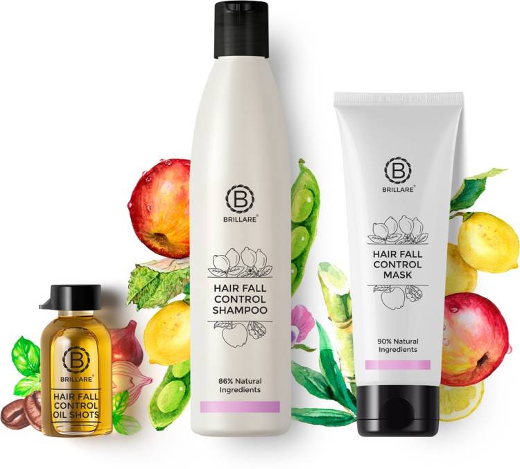 Brillare Anti Hairfall Treatment Combo - Shampoo, Hair Mask & Oil shots  Price in India, Full Specifications & Offers 