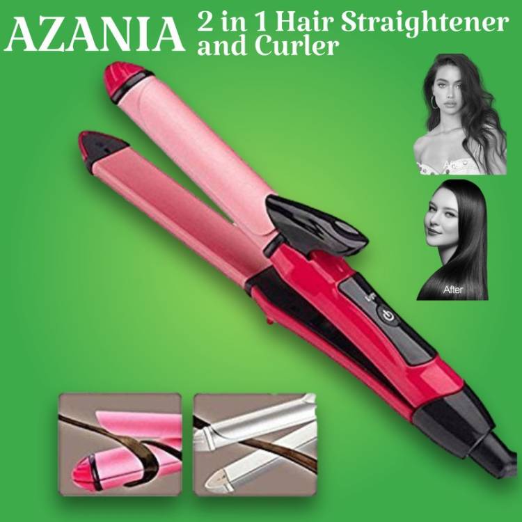 Azania 2 in 1 Nova Ceramic Coating Hair Straightener and Curler Electric Hair Curler Price in India