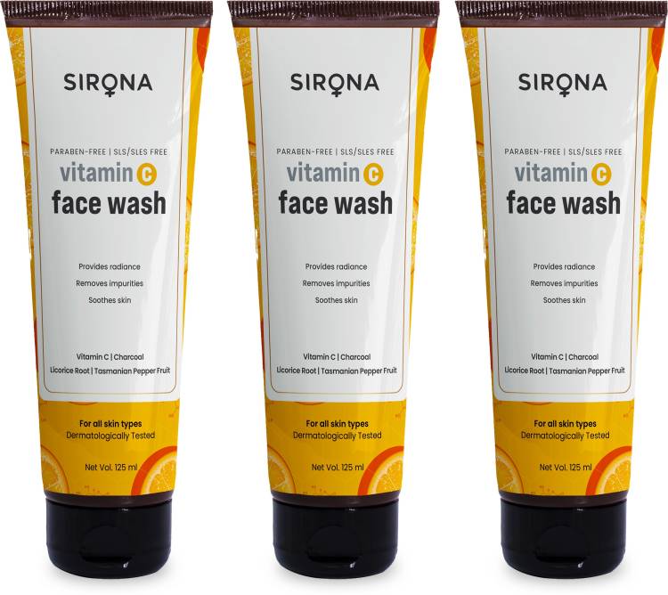 SIRONA Vitamin C  for Radiance, Removes Impurities & Soothes Skin Face Wash Price in India