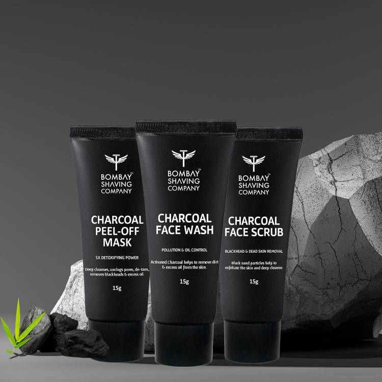 BOMBAY SHAVING COMPANY Activated Charcoal Mini Facial Starter Kit Price in India