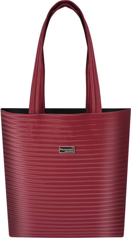 Women Maroon Tote - Extra Spacious Price in India