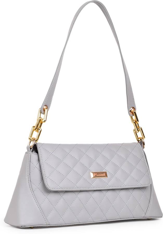 Women Grey Shoulder Bag - Regular Size Price in India