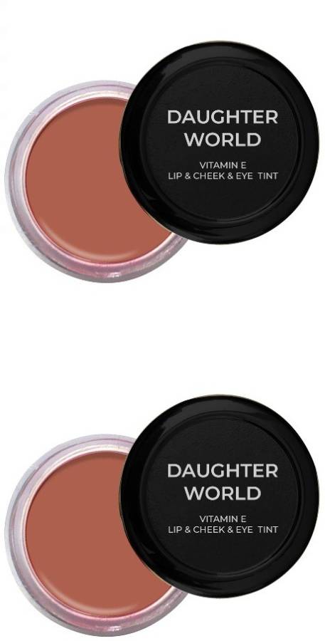 Daughter World Natural 100% organic Vegan Lip Tint and Cheek Tint, Eye Tint|| Lip Glosse || Lip Colour, 10 g- Coffee Nude Lip Stain Price in India