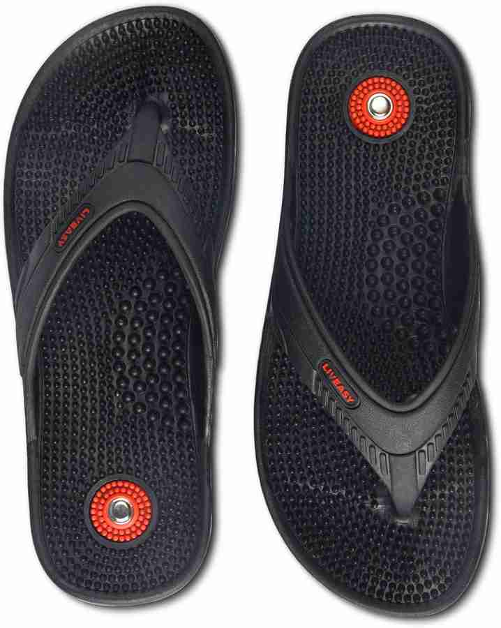 LivEasy Essentials Acupressure Slippers for Men Slippers Buy LivEasy