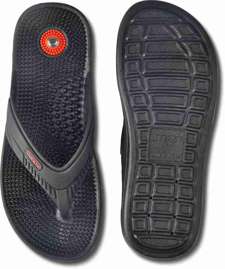 LivEasy Essentials Acupressure Slippers for Men Slippers Buy LivEasy
