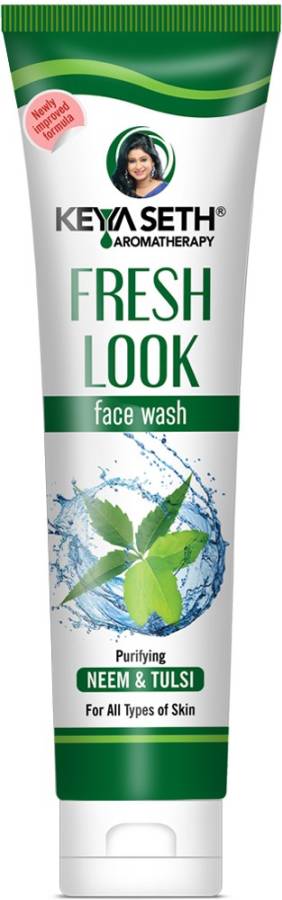 KEYA SETH AROMATHERAPY Fresh Look Neem  - Acne & Oil Control Ultra Purifying Enriched with Neem & Tulsi for All Skin Type, 100ml Face Wash Price in India