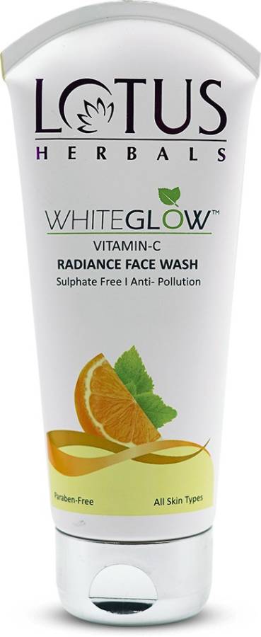 LOTUS HERBALS WhiteGlow Vitamin C Radiance  | For Dark Spots & Dull Skin | Anti- Pollution Face Wash Price in India