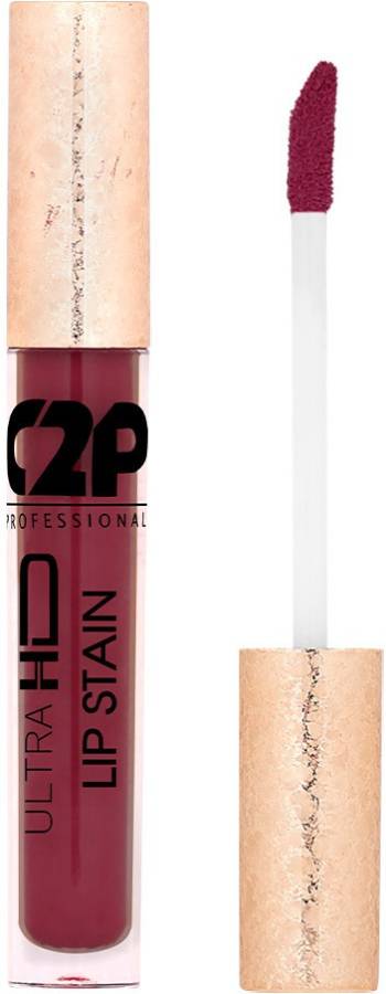 C2P Professional Makeup Lip Stain - Barely Merlot 25, Liquid Lipstick Lip Stain Price in India