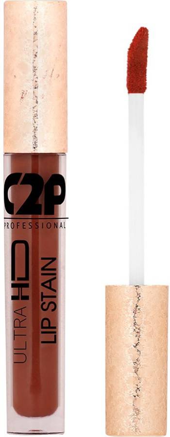 C2P Professional Makeup Lip Stain - Teak Trick 04, Liquid Lipstick Lip Stain Price in India