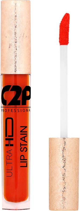 C2P Professional Makeup Lip Stain - Downtown Red 29, Liquid Lipstick Lip Stain Price in India