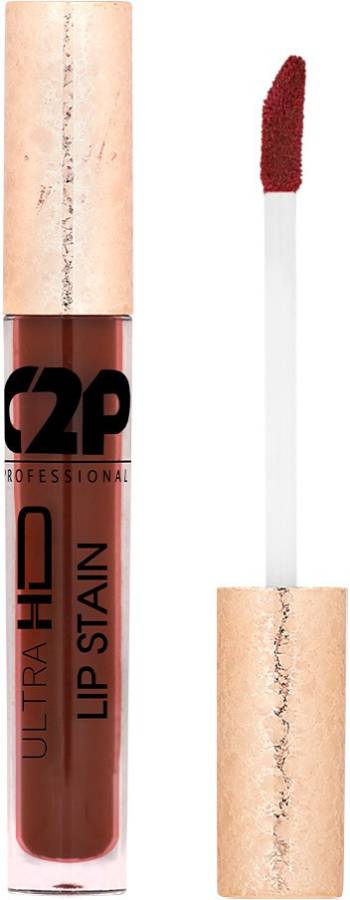 C2P Professional Makeup Lip Stain - Woodpecker 21, Liquid Lipstick Lip Stain Price in India