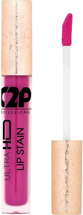 C2P Professional Makeup Lip Stain - Mystical Purplle 27, Liquid Lipstick Lip Stain Price in India