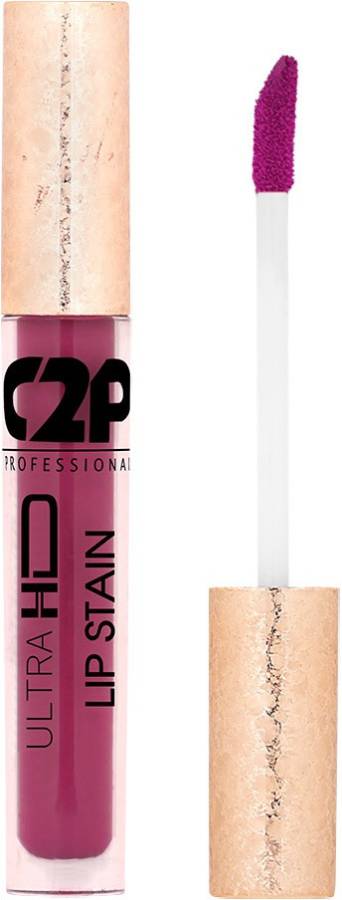 C2P Professional Makeup Lip Stain - Mulberry Craze 02, Liquid Lipstick Lip Stain Price in India