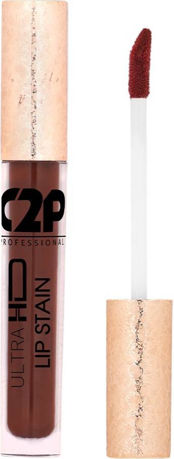 C2P Professional Makeup Lip Stain - Cococa Mocha 19, Liquid Lipstick Lip Stain Price in India