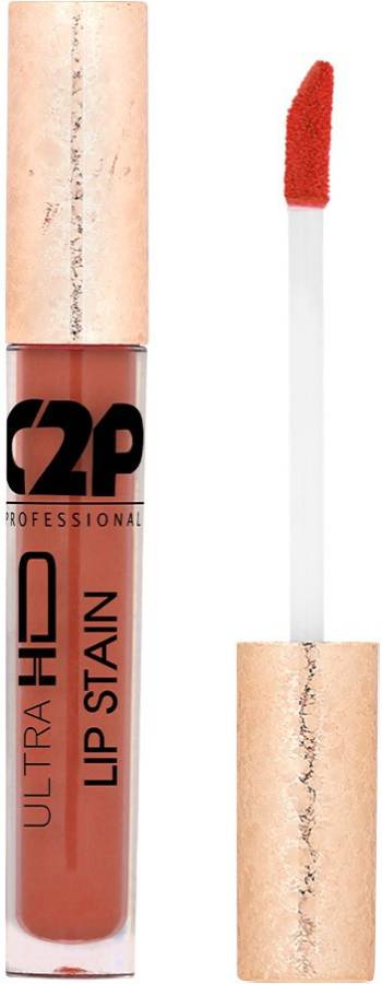 C2P Professional Makeup Lip Stain - Nude Glaze 23, Liquid Lipstick Lip Stain Price in India