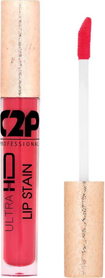 C2P Professional Makeup Lip Stain - Red Velvet 12, Liquid Lipstick Lip Stain Price in India