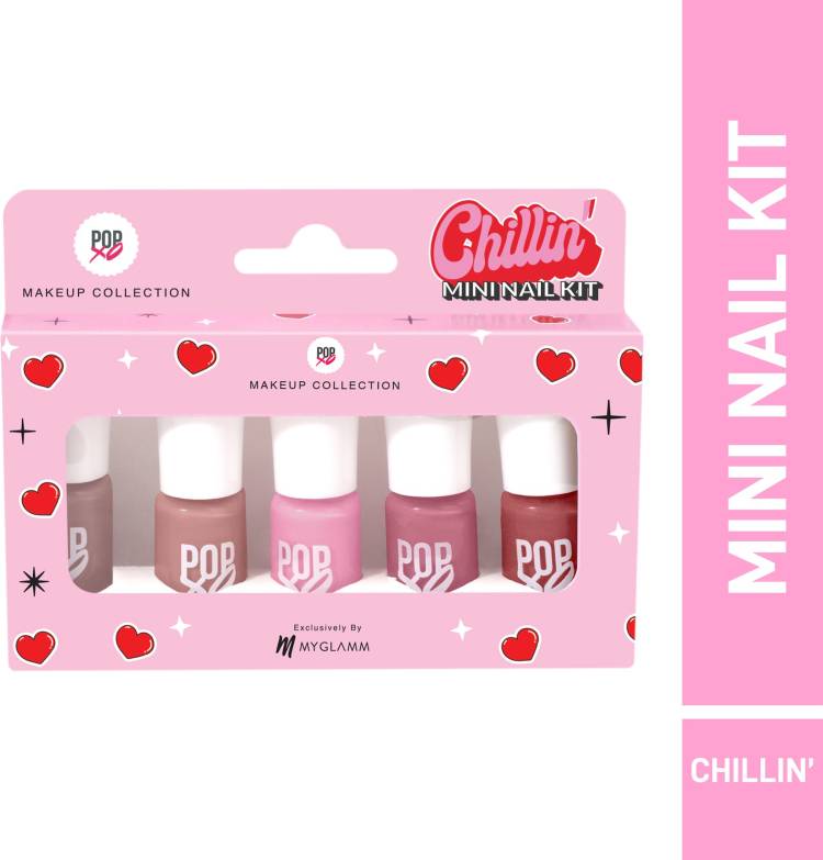 MyGlamm POPxo Makeup Collection -Mini Nail Kit Chillin' Price in India