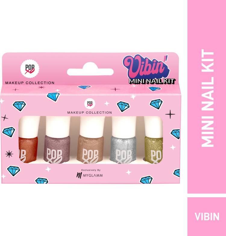 MyGlamm POPxo Makeup Collection -Mini Nail Kit Vibin' Price in India