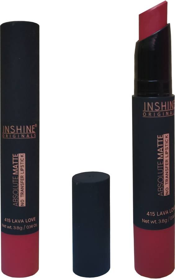 INSHINE ORIGINALS Matte Non Transfer Lipstick Lava Love S415 Price in India