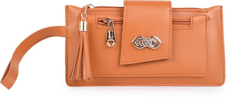 Casual Tan  Clutch Price in India