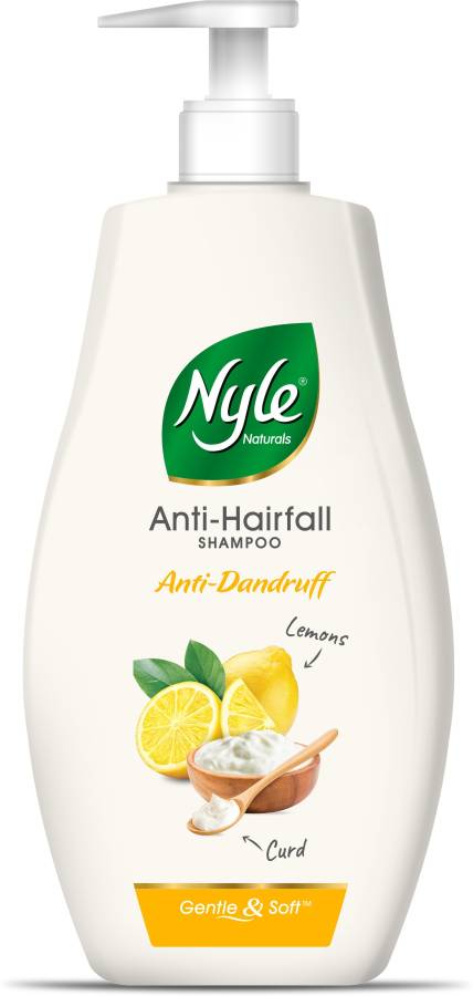 Nyle Naturals Anti Dandruff Shampoo, With Goodness Of Lemon And Curd Price in India