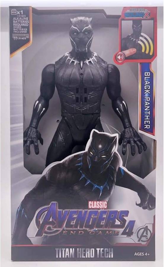 The Simplifiers Super Hero's Die cast Metal Action Figure- Black Panther