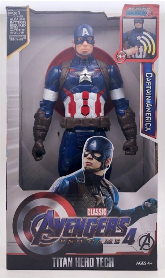 The Simplifiers Super Hero's Die cast Metal Action Figure- Captain America