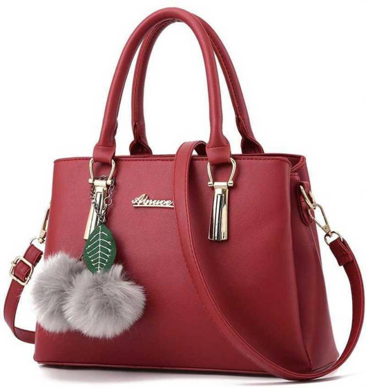 Women Maroon Hand-held Bag - Extra Spacious Price in India