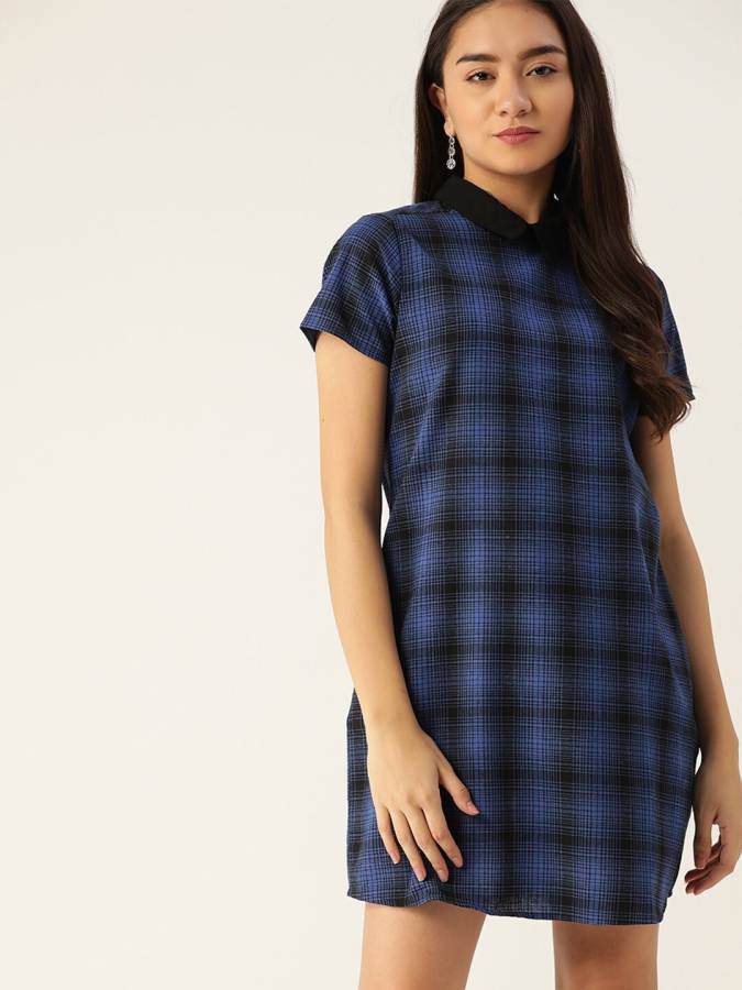 Women T Shirt Blue Dress Price in India