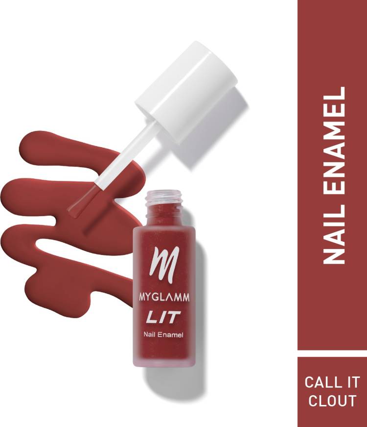 MyGlamm Nail Lacquer LIT Matte Nail Enamel Call It Clout Price in India