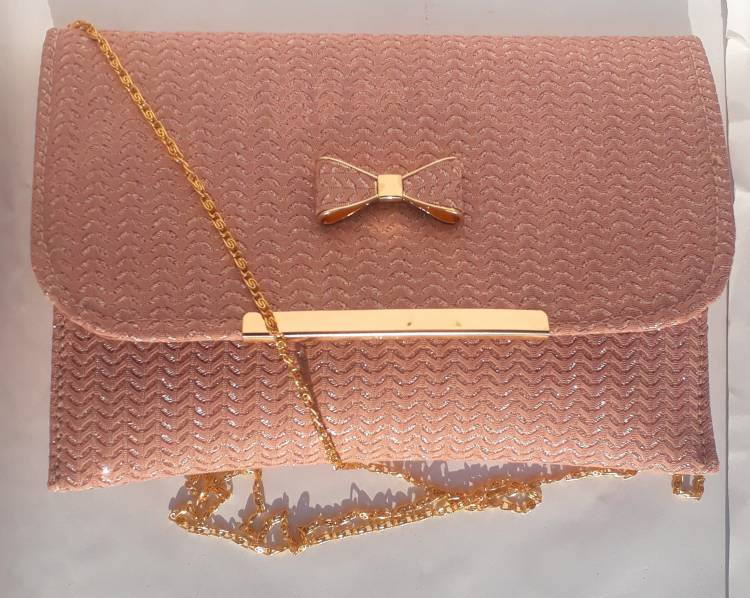 Party Peach  Clutch Price in India