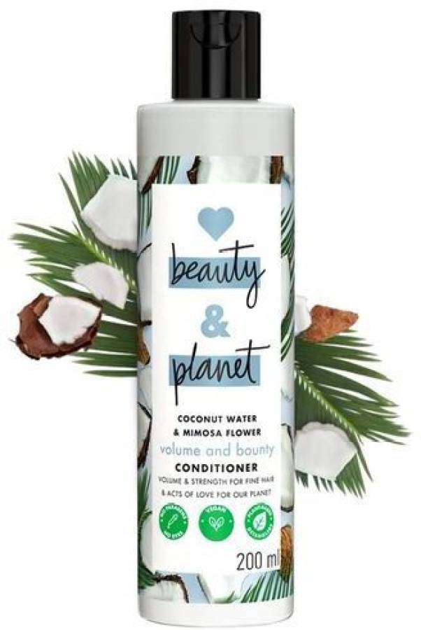 Love Beauty & Planet Coconut Water and Mimosa Flower Paraben Free Volume and Bounty Conditioner Price in India