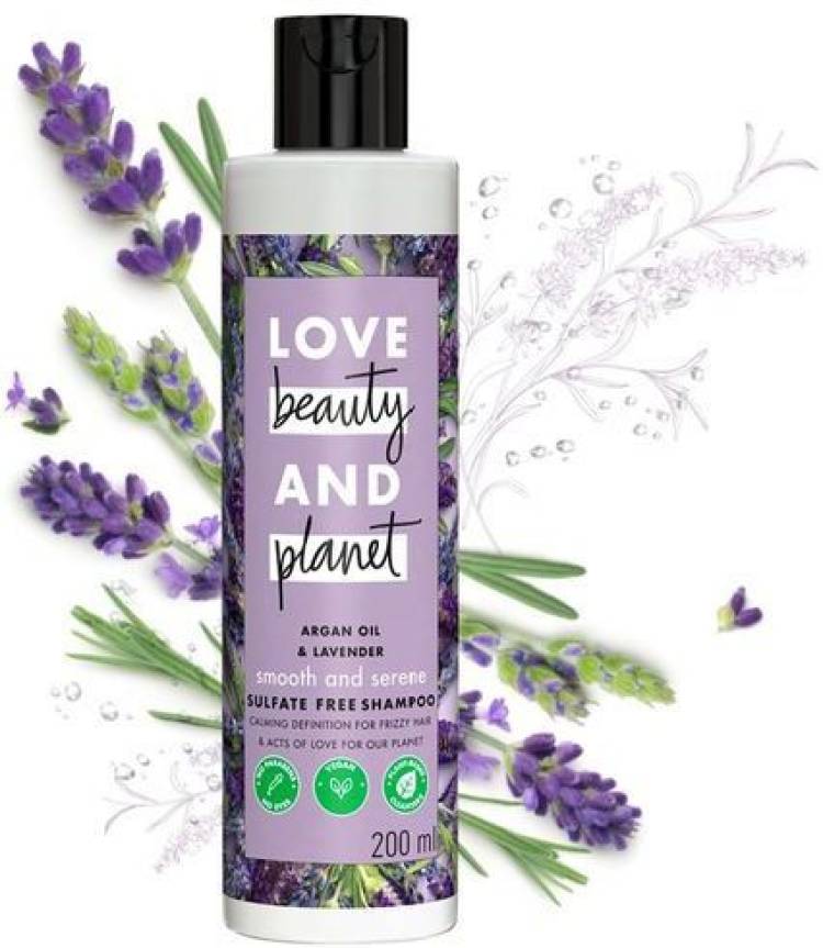 Love Beauty & Planet Argan Oil and Lavender Sulfate Free Smooth and Serene Shampoo Price in India