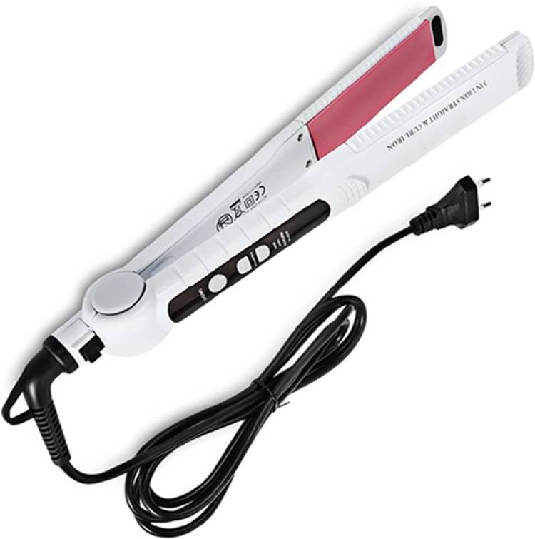 Kemy Electric 3 in 1 Iron Hair Straightener Curler PTC heating Curling Iron Automatic Styling Tools Curling Tongs New 3 in 1 Women Hair straightener cum Lady hair styling tools for unisex adults Hair Straightener Price in India