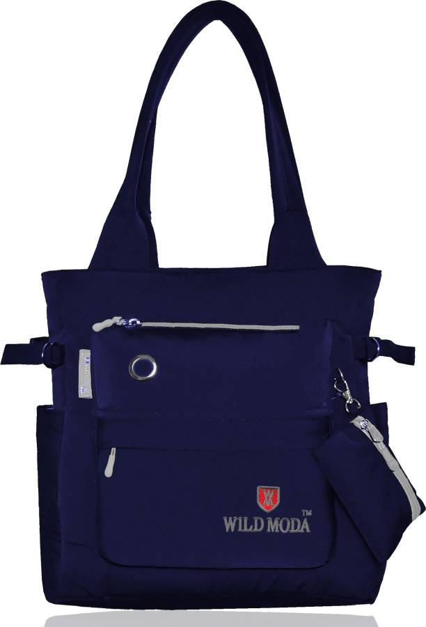 Women Blue, Grey Tote Price in India