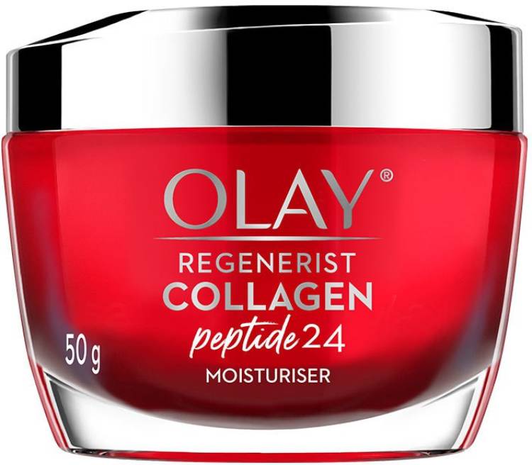 OLAY Collagen Peptide 24 Face Cream with Collagen Peptide and Niacinamide improves skin resilienceand hydrates for plumping and bouncylooking skin Suitable for Normal, Dry, Oily & Combination skin Price in India
