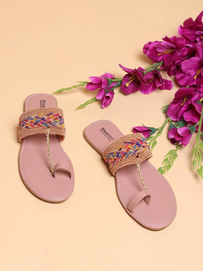 Women Pink Flats Sandal Price in India