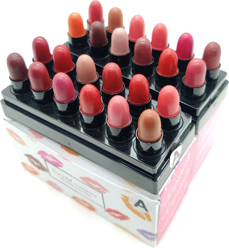 RONZILLE Mini Bullet Lipstick Set of 12 Shade B Price in India