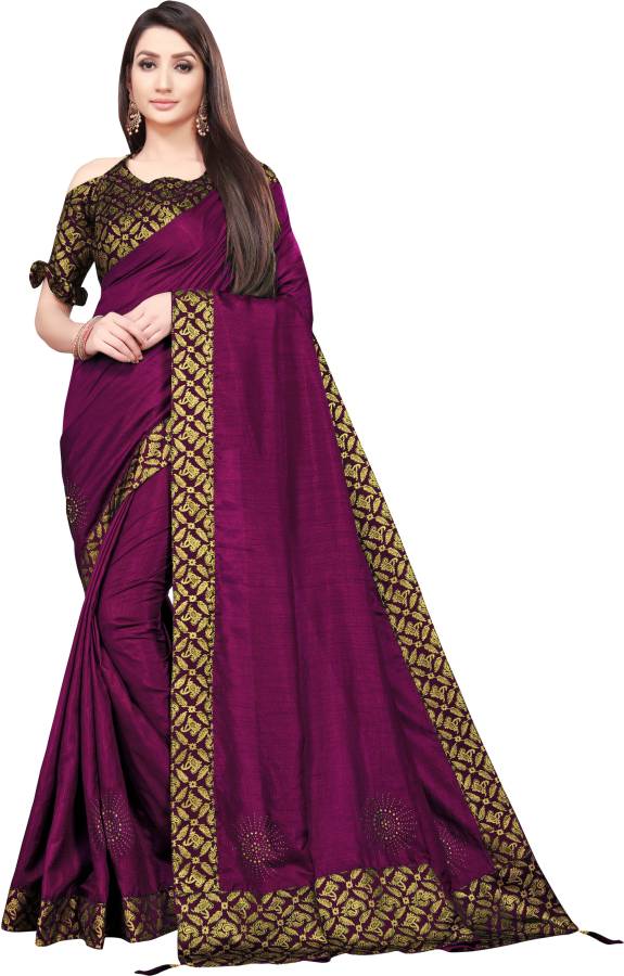 Embroidered Bollywood Art Silk Saree Price in India