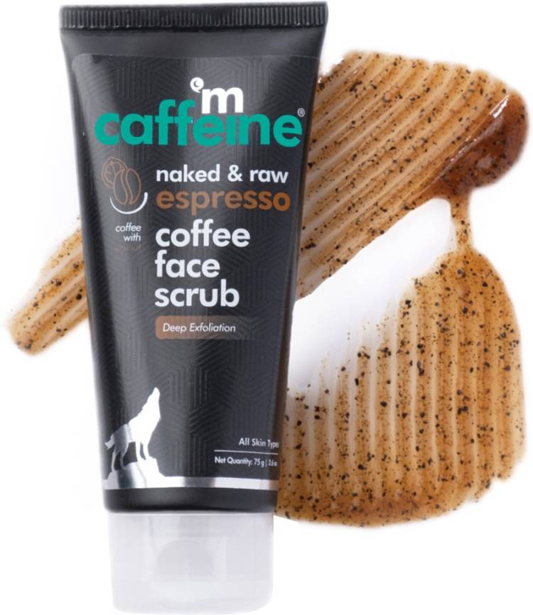 MCaffeine Espresso Coffee Deep Exfoliating Face Scrub | Removes Blackheads & Whiteheads, Polishes Skin | Walnut, Pro-Vitamin B5 | All Skin Types | Paraben & Cruelty Free Scrub Price in India