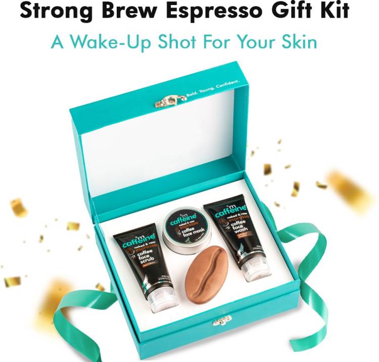 mCaffeine Strong Brew - Espresso Gift Set | Premium, Gender Neutral & Signature Aroma Price in India