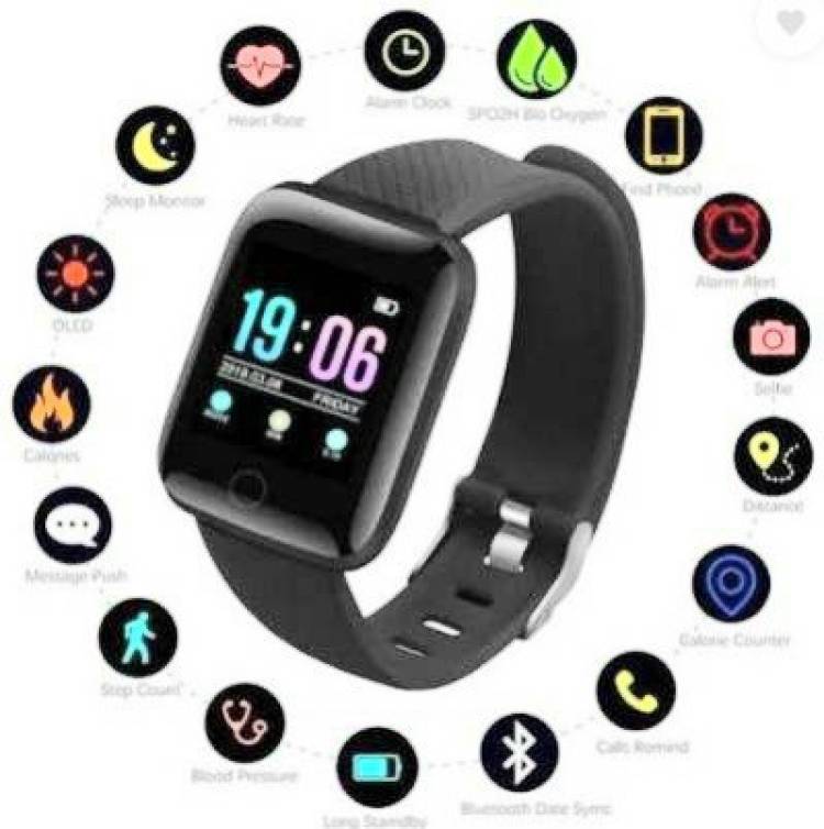 Bymaya ID116plus bluetooth smart wristband Smartwatch Price in India